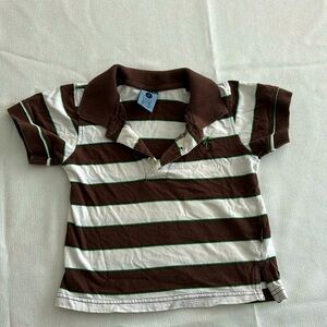 Pumpkin Patch striped polo.